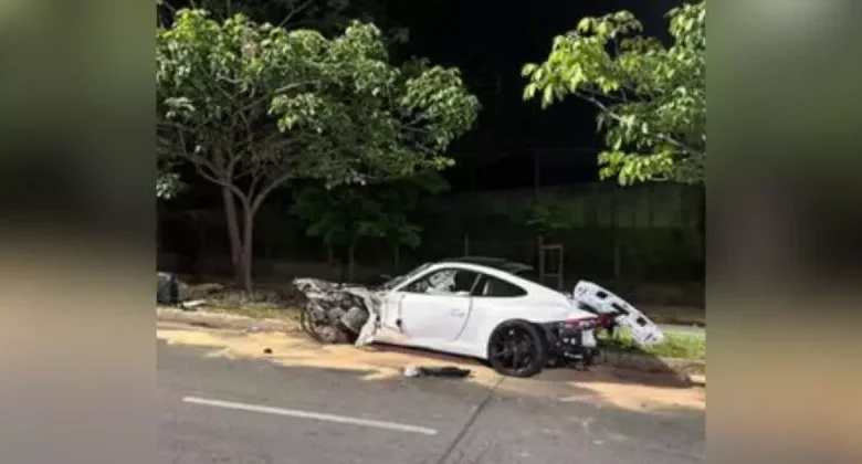 Vídeo mostra carro capotando dez vezes em acidente na Copa Porsche -  Velocidade - Fera